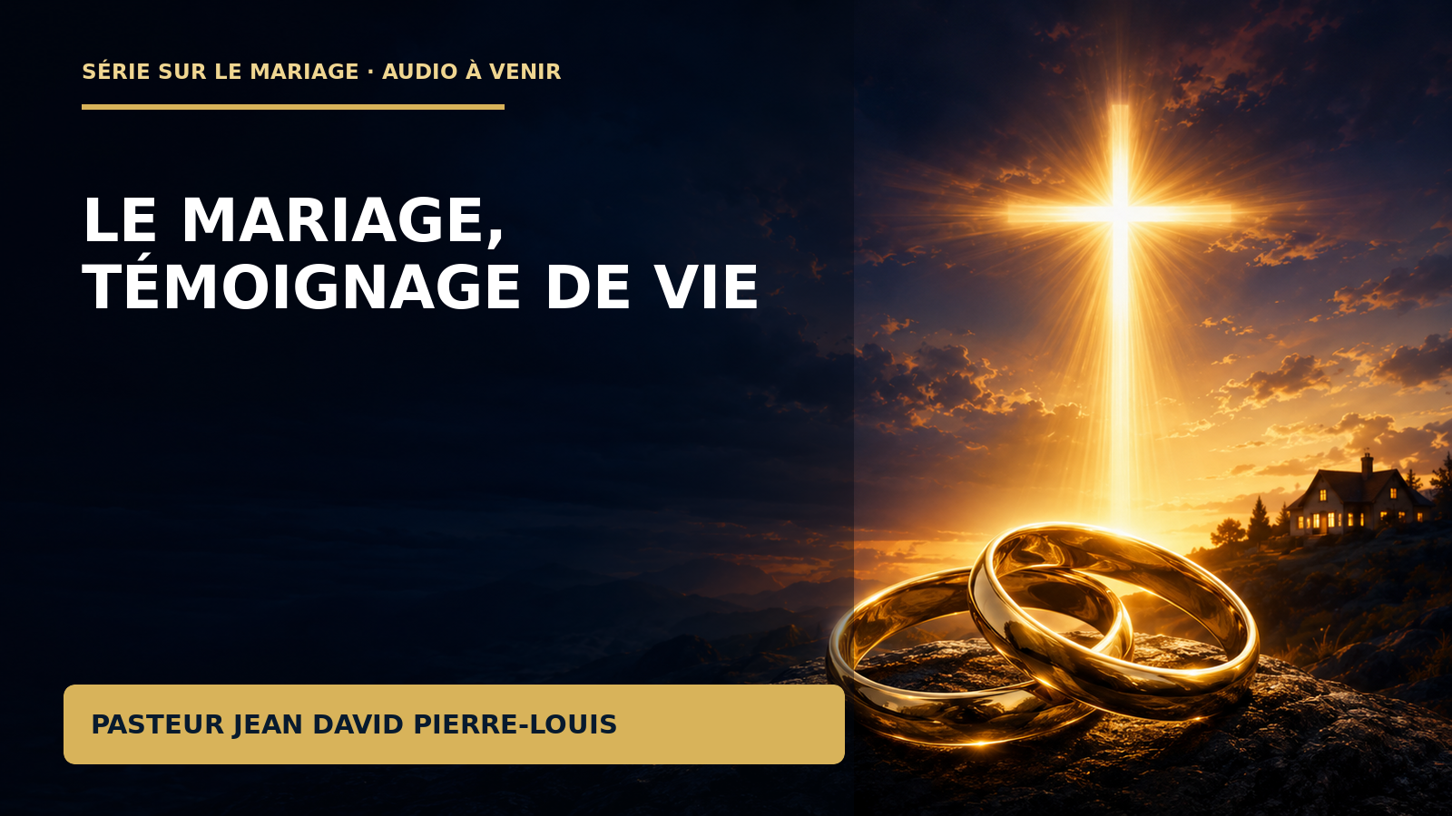 Miniature du message Le Mariage, Témoignage de vie
